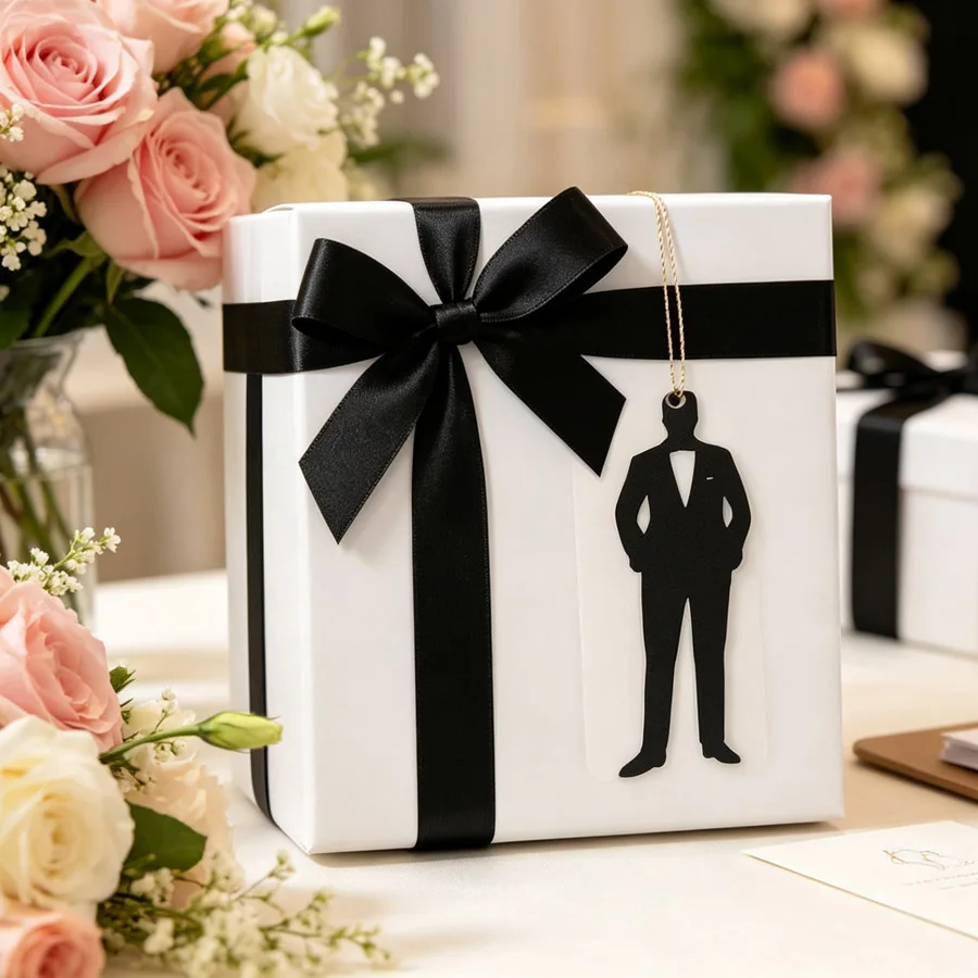 20 Stück Acryl-Silhouetten-Spiegelanhänger für Hochzeit und Verlobung, DIY-Dekoration, Gastgeschenkbox-Verzierung, Partyzubehör – Detail 1