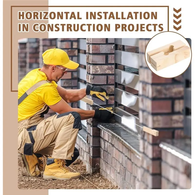 ABRW-كتل خرسانية لأدوات البناء-زوجين كتل خط 4 بوصة لخطوط سلسلة البناء #4