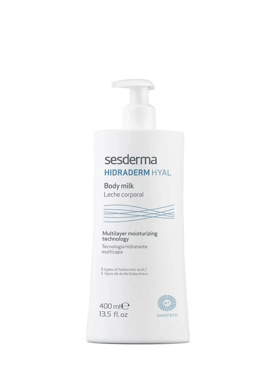 Sesderma hidraderm hyal body milk 400 ml-comfort and deep hydration.