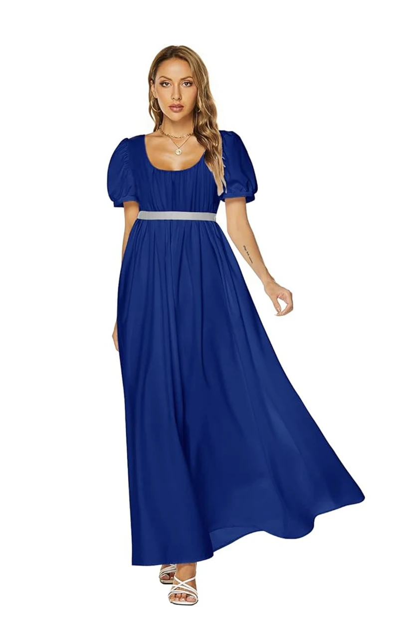 Retro-Kleid, hohe Taille, Ballkleid, viktorianisches Teekleid, Halloween-Kostüm