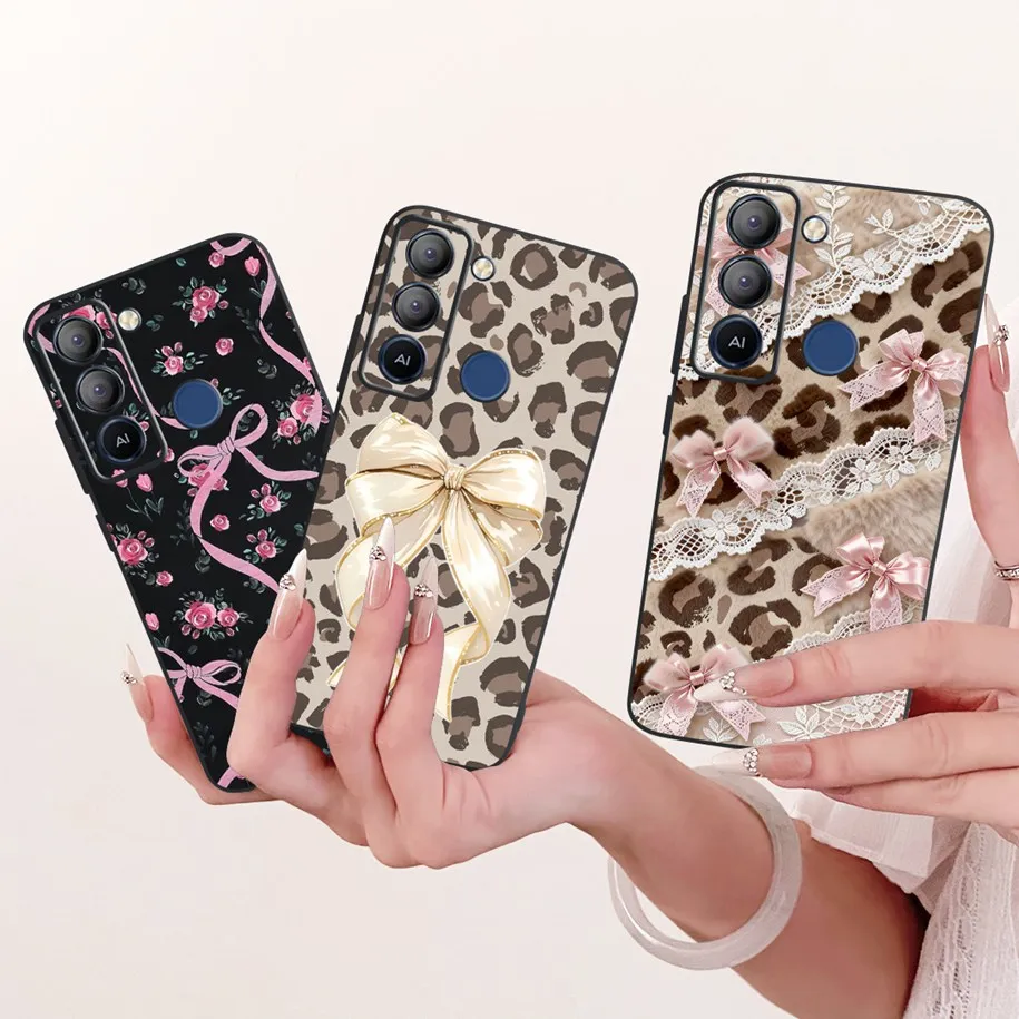 Hülle für Tecno Pop 5 LTE, beliebte Blumenmuster, weiche Silikon-Handyhülle für Tecno Pop 5 Pro BD4 BD4a Funda Pop 5 BD2 Pop5 LTE 5C Coque