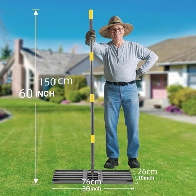 Lawn Sand Filling Leveler, Lawn Care Fertilizer Spreader, Spreading Topsoil, Spreading Compost