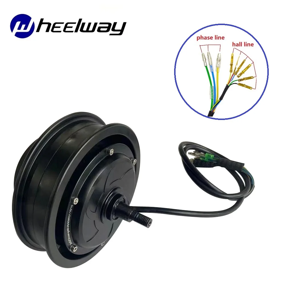 10 Inch 36V48V60V 1000W DC Brushless Split Drum Brake Motor Scooter Electric Bike High Speed Motor Simple and Easy Installation