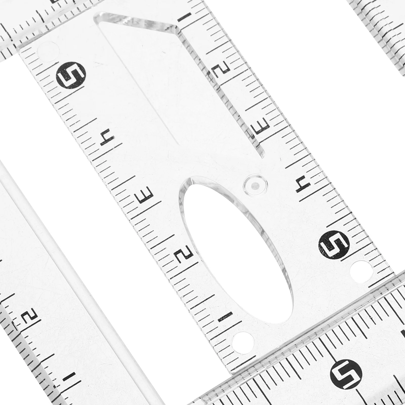 مجموعة واحدة من قالب الرسم الهندسي، مساطر بلاستيكية، متعددة الوظائف للطلاب، مستلزمات الرسم الفني للهندسة المعمارية
