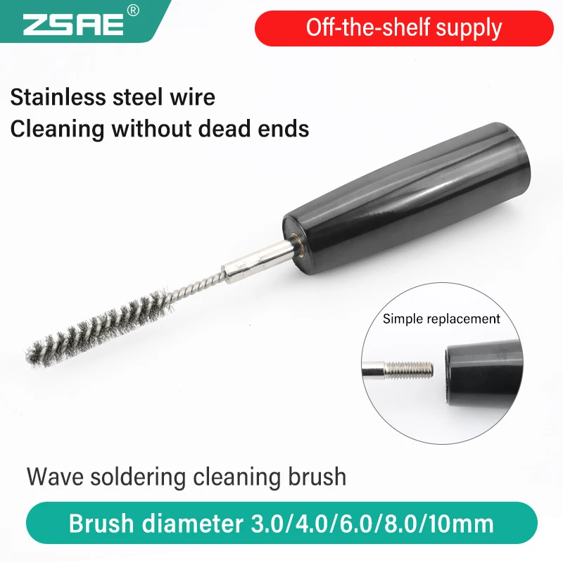 Clearing Brush for  Selective Wave Soldering Nozzle Compatible for Ersa Selective Solder Machine
