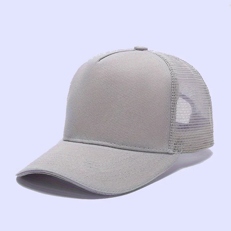 

Mesh Trucker Hat Adjustable Snapback Curved Brim Cap Breathable Summer Sun Hat for Outdoor Sports