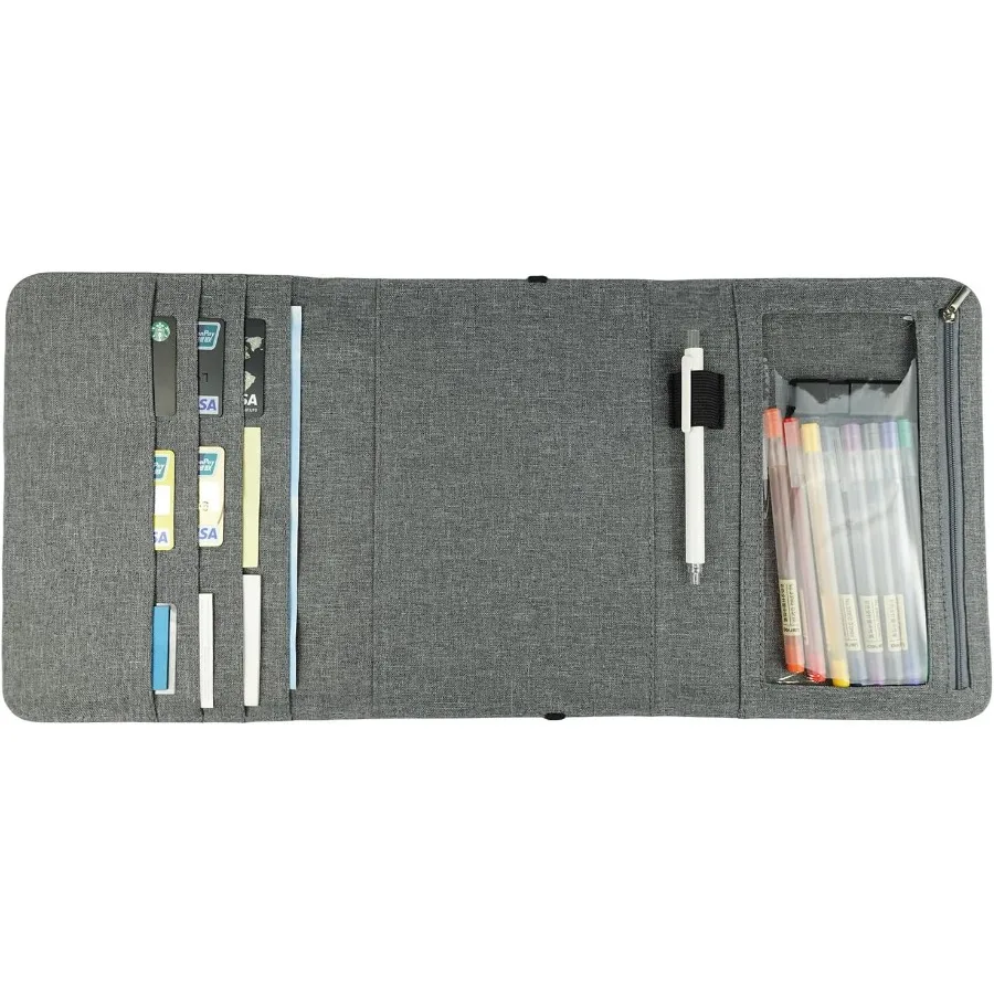 غطاء فوليو متوافق مع حامل بطاقة العمل Rotbook Everlast Fusion متعدد الحجم مقاس A5 مقاس 9.6 بوصة × 7.4 بوصة #6