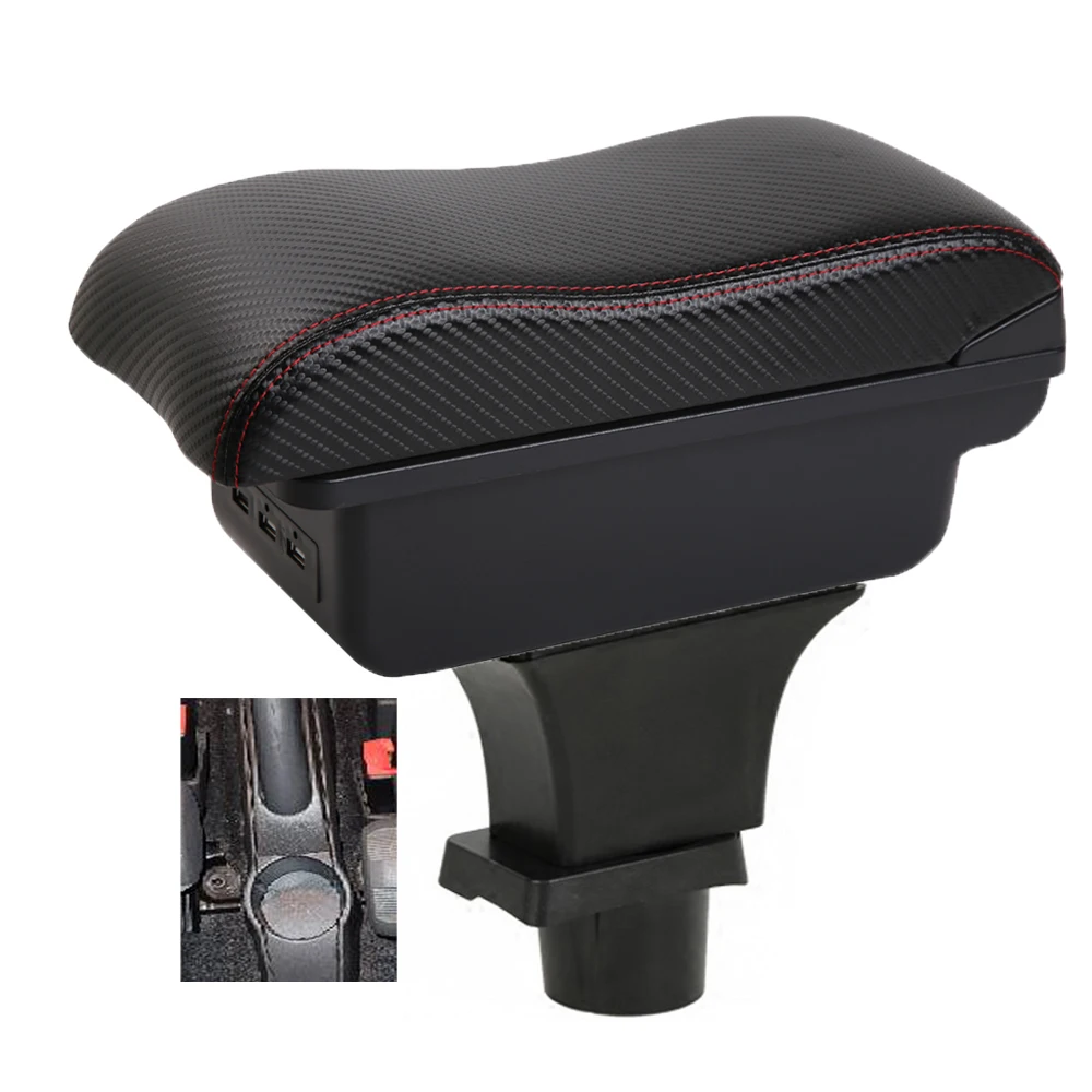 Auto Fiat Panda II2 Armsteunbox opbergkoffer voor middenconsole bestuurder elleboogsteun