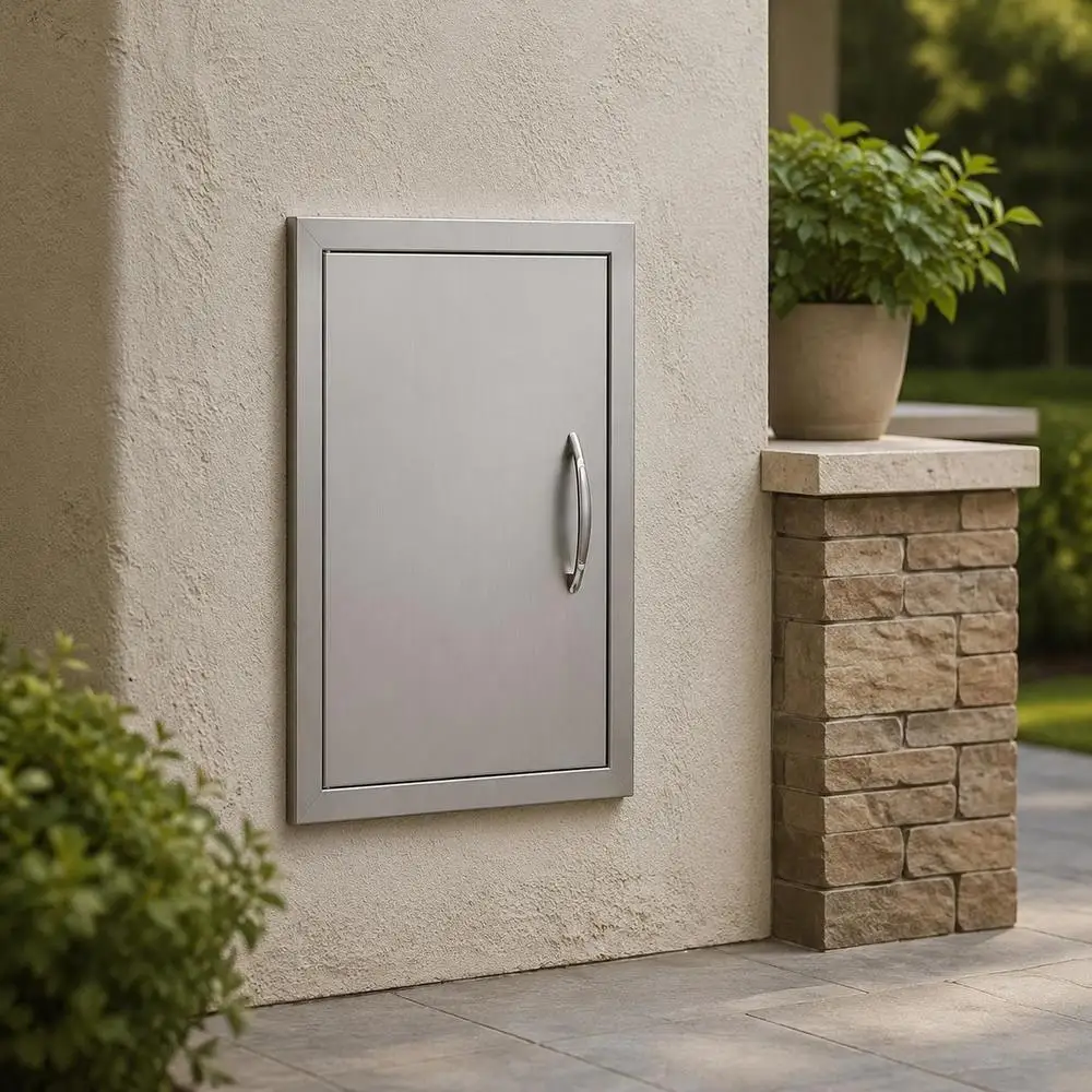 Grill-Zugangstür, 407 x 559 x 46 mm, Einzelne Outdoor-Küchentür …