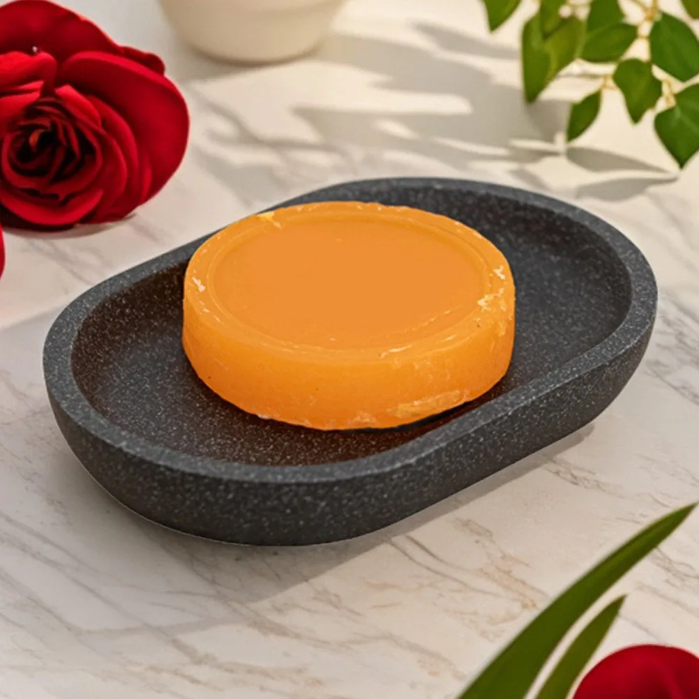 

1pcs Holder For Bathroom Stainless Steel Resin Bar Soap Dish Storage Tray Shower Soap Container Decorative Organizer