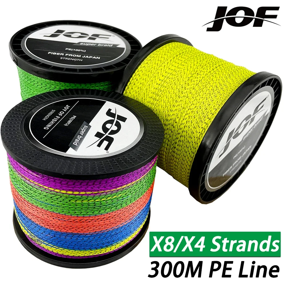 X4X8 300M Multifilament Fishing Line 4/8 Strands Braided Wire All for Fishing Summer Tackle Linha De Pesca Pêche Carpe 22-78LB