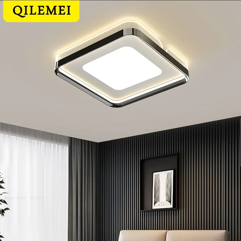 Modern Minimalist Ultra-thin Home Bedroom Ceiling Light Nordic Living Room Light High-end Electroplate Light Luxury Room Light