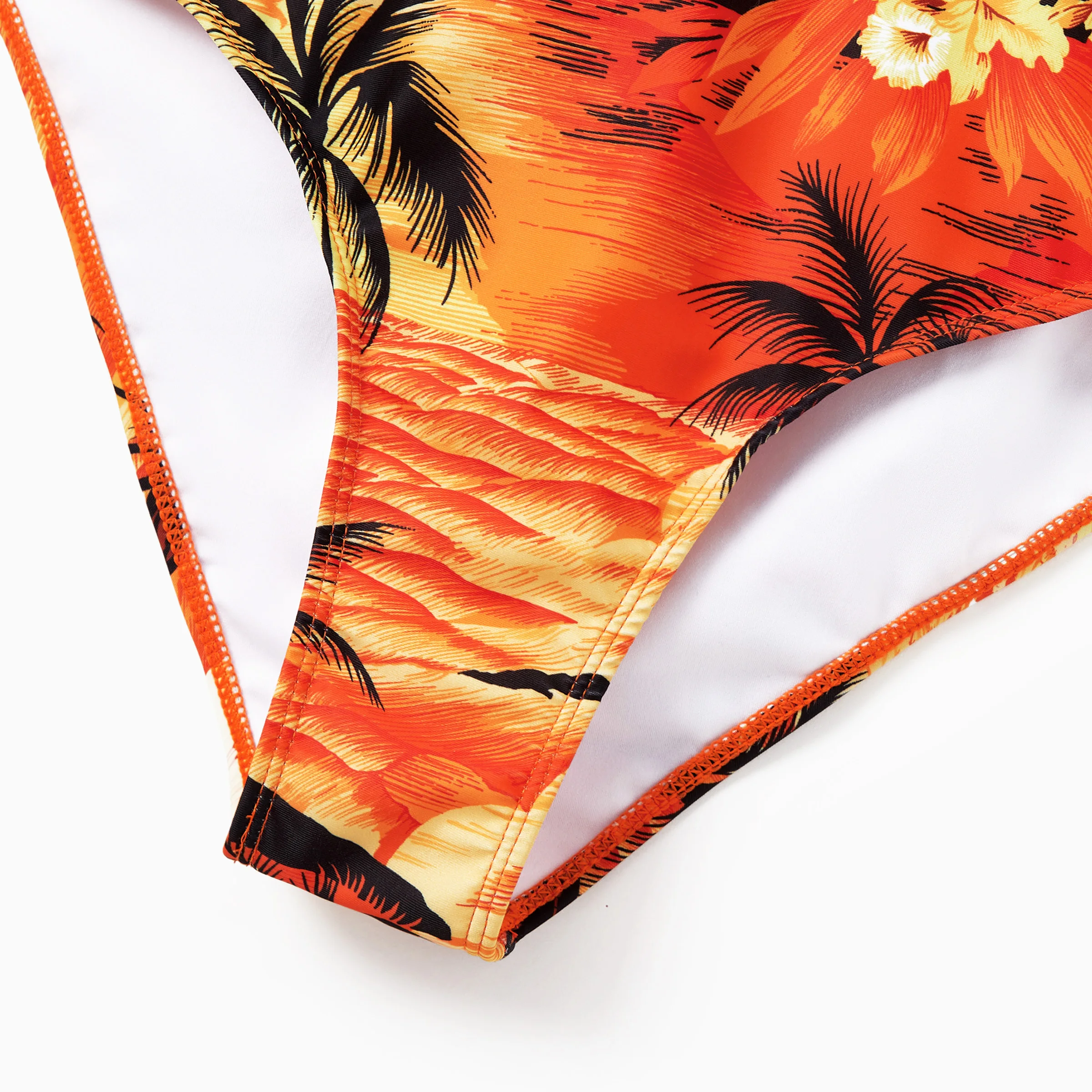 Maiô feminino havaiano tropical PatPat