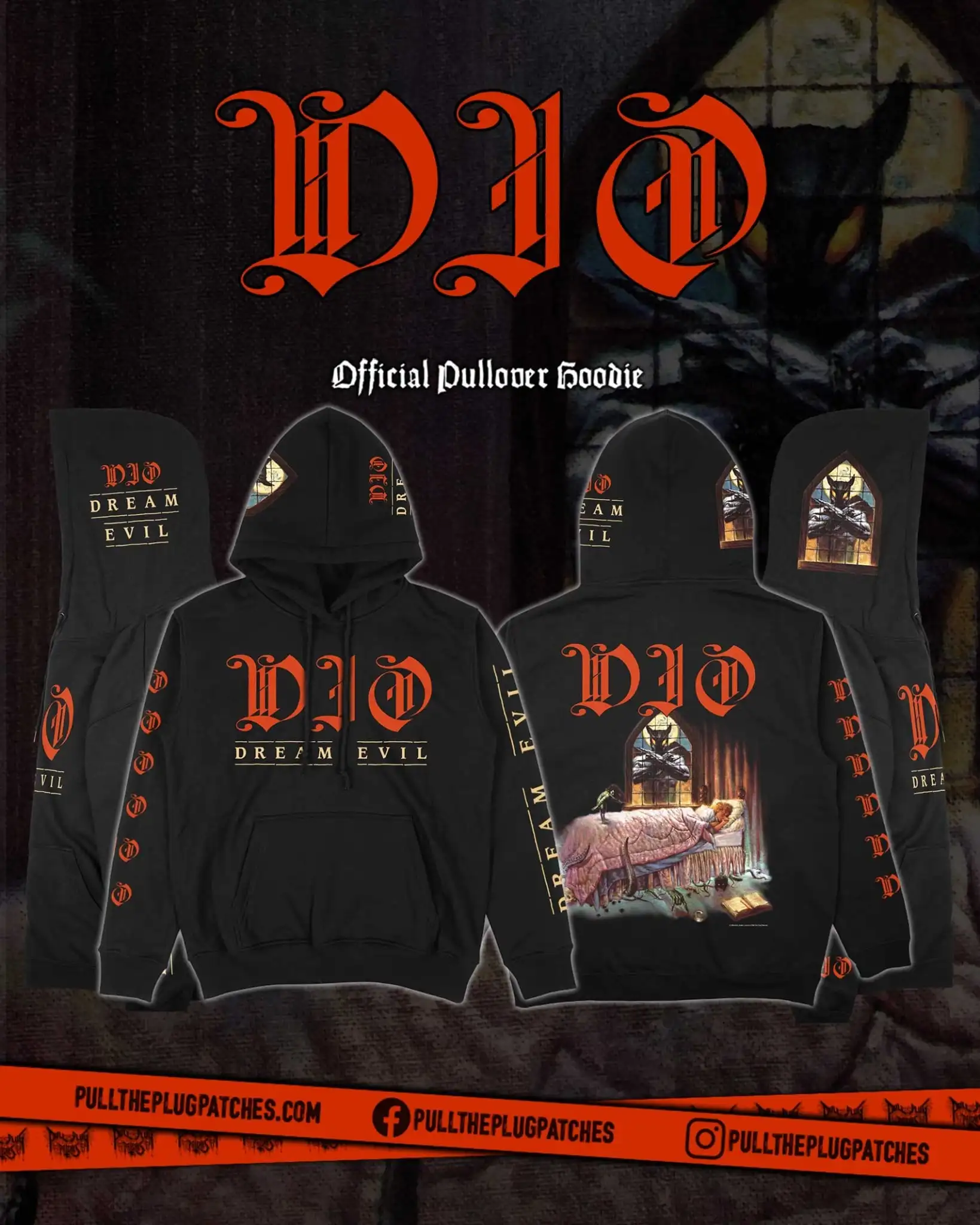 

Dream Evil Deluxe Pullover Hoodie Men Women Fleece Oversized Sweatshirts Pullovers Female Male Clothing Comfortable Tracksuit