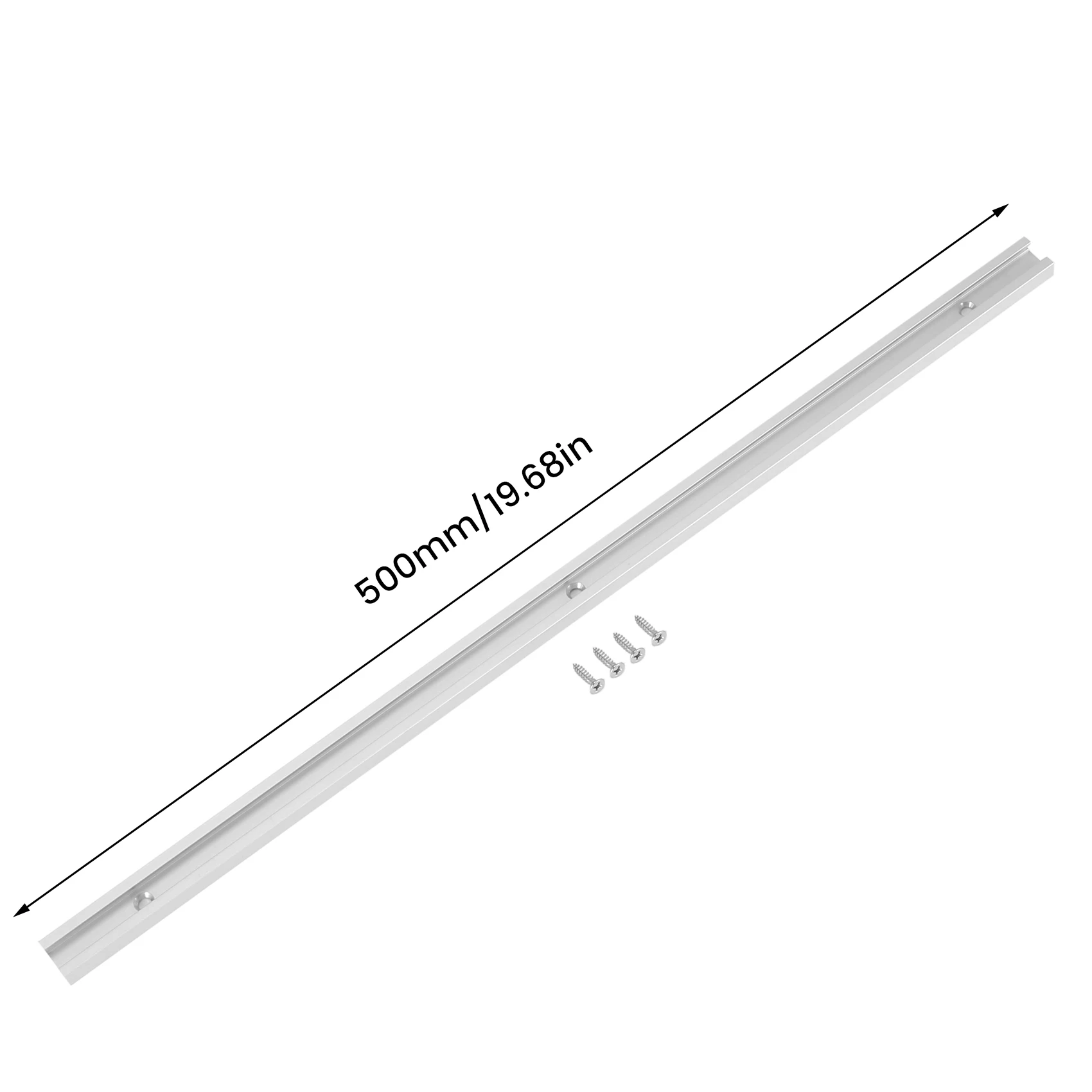 [NEWA64Z!】 Aluminium Bar Slider T-Tracks T-Slot Jig Fixture For Table Saw Gauge Rod