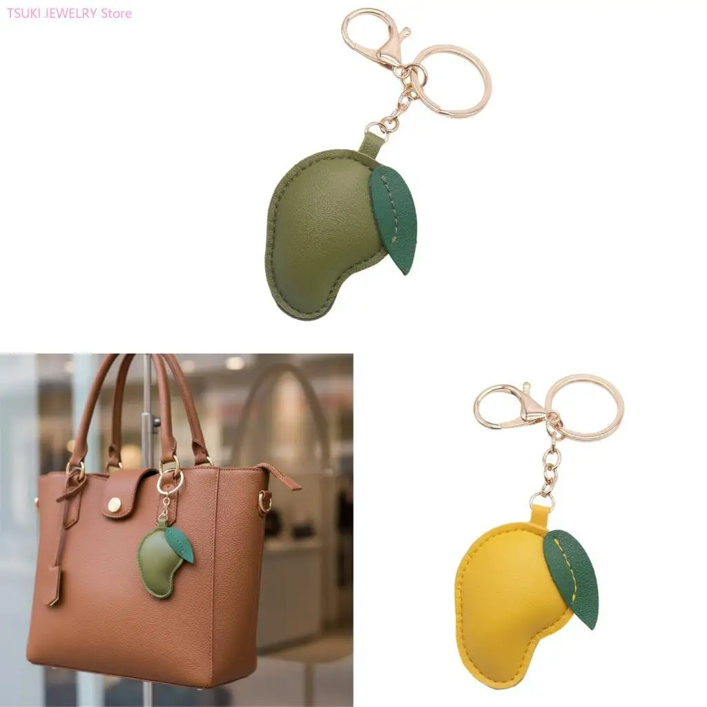 

62KE User Friendly Holder Fruit Design Handmade Organizers Travel Accessory Leather Texture Suitable for Everyday Use