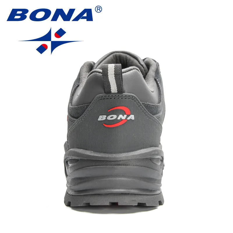 BONA 2023 New Designers Hiking Shoes Trekking Sneakers Men Shoes Man Trekking Walking Mansculino Fishing Camping Jogging Shoes