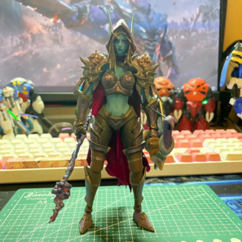 Neca World Of Warcraft Heroes Of The Storm Starcraft Renault Sylvanas Action Figure Movable Joints Christmas Present Toys Model