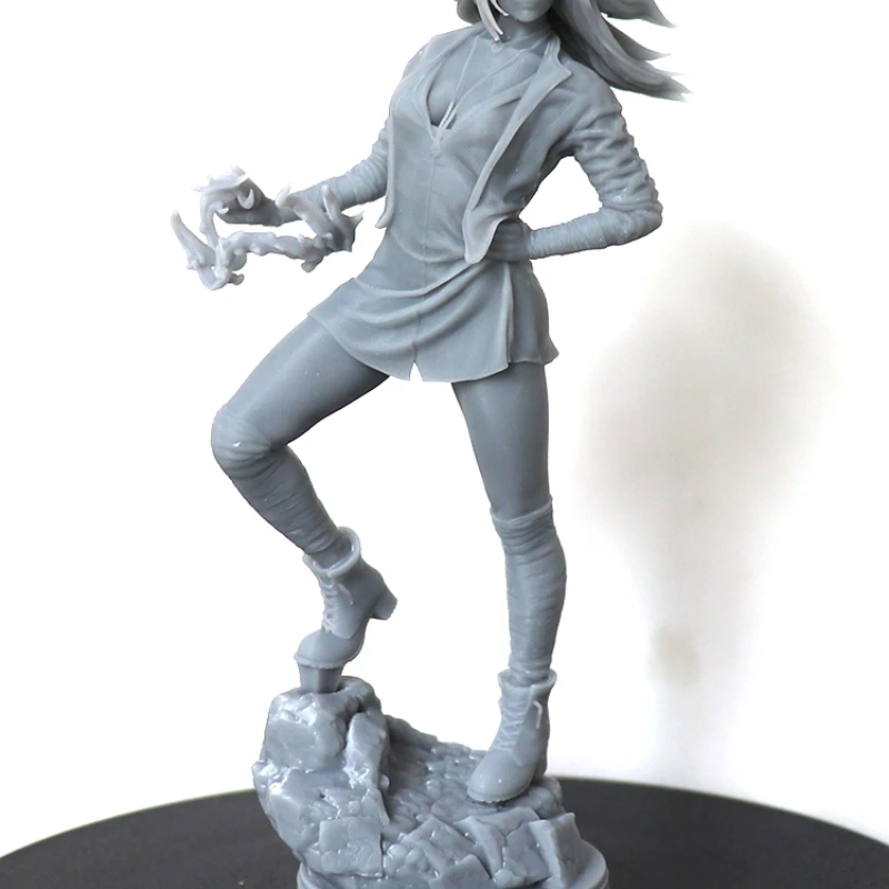 1/18 Scale Die-cast Resin Figure Model Assembly Kit Bloody Witch Model 100mm Needs To Be Assembled and Unpainted