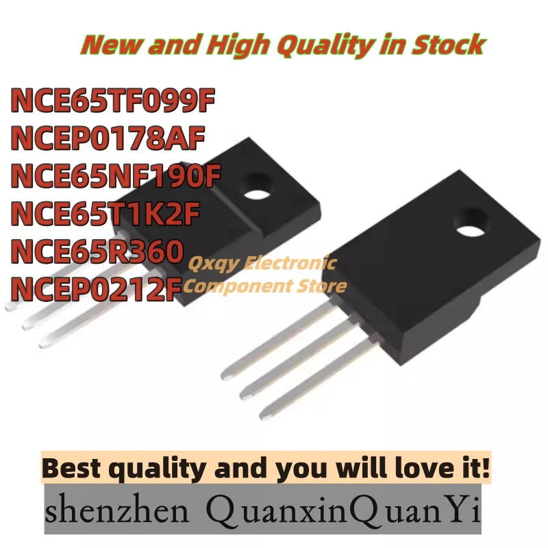 10pcs NCE65TF099F NCEP0178AF NCE65NF190F NCE65T1K2F NCE65R360 NCEP0212F TO-220F MOSFET