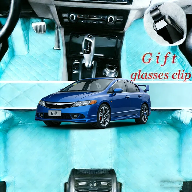 

Custom Fit For Honda Civic 8th Gen FA1 Sedan 2006-2011 Car Floor Mats Car Accessories Carpets Covers Left /Right Hand Drive