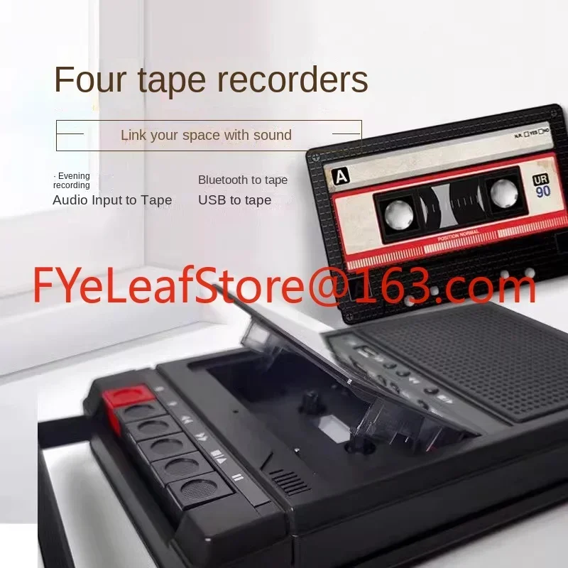 

Retro portable tape player Bluetooth card U disk Walkman cassette repeater