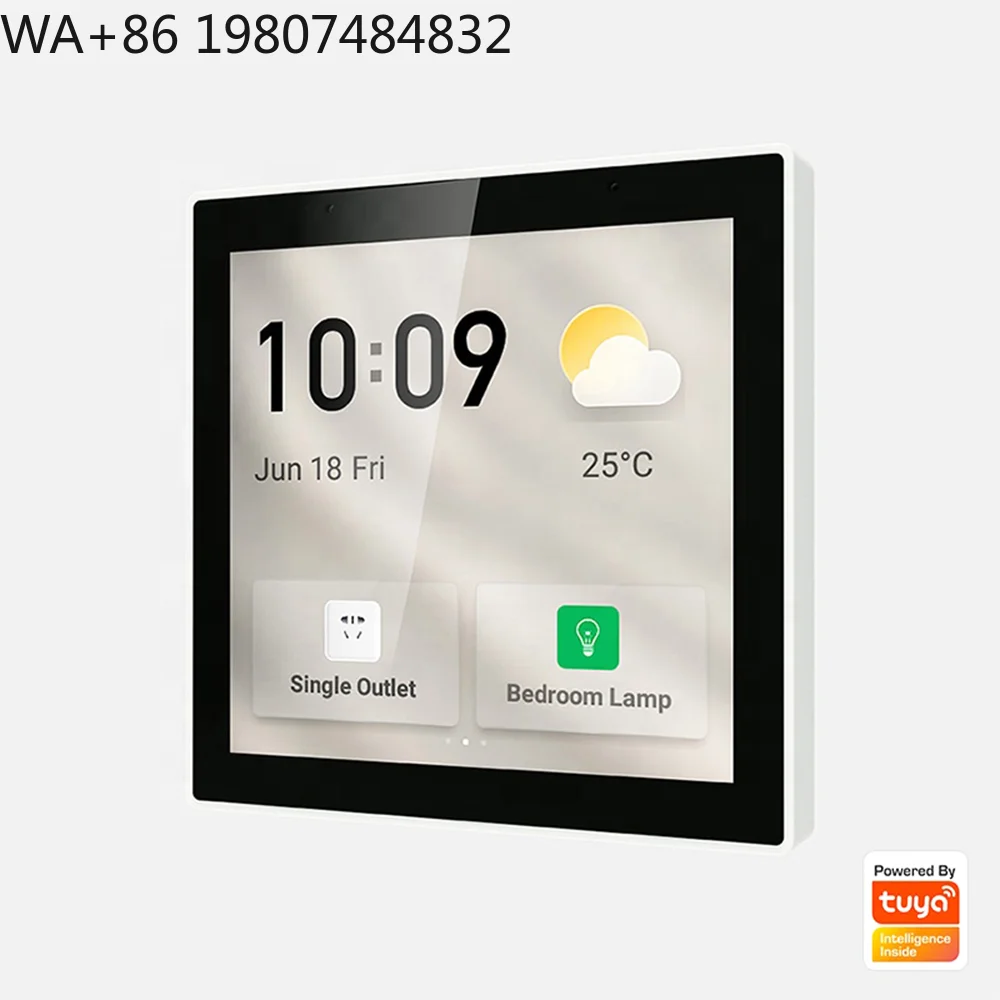 New WiFi Smart Touch Central Panel Built-in Zigbee Gateway Alexa Voice Intelligent Scene Home Automation Device