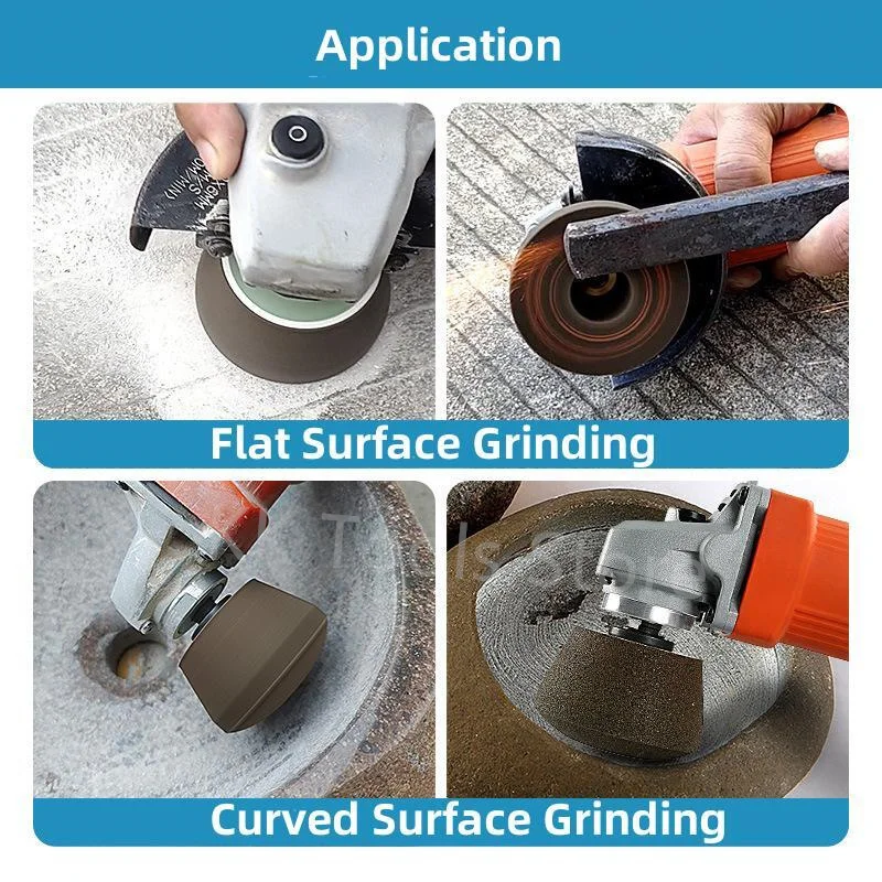 Emery Buffing Wheel Thickened Tile Granite Grinding Wheels Stone Marble Ceramic Abrasive Sanding Polishing Wheel Grit 50-100-200