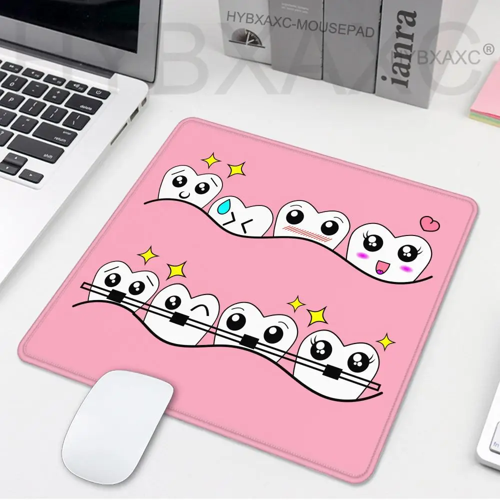 Wisdom Teeth Dentist Tooth Mousepad Small LockEdge Mouse Pad For Gamers, Computer Desk Pad, Rectangular Anti-slip Rubber HYBXAXC