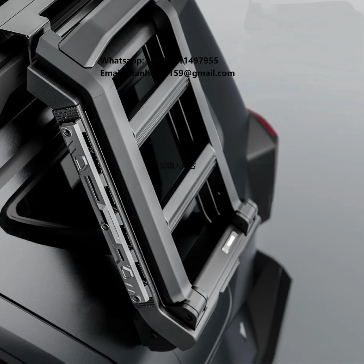 

Aluminum Side Ladder - Foldable & Anti-Slip, One-Click Deployment, PRADO Off-Road Modification Part