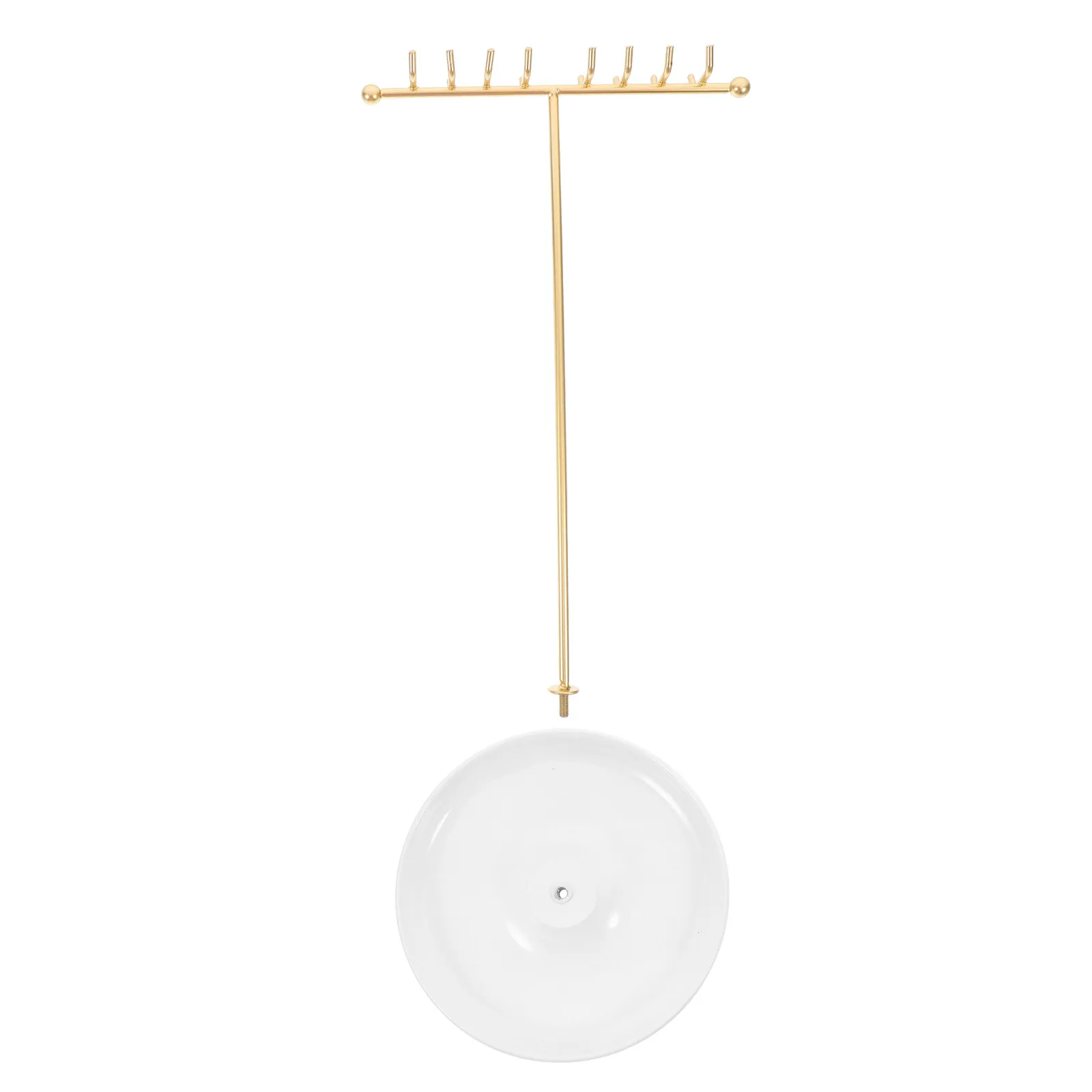 

Минималистичная Т-образная подставка для украшений, металлический органайзер-витрина для ожерелий, серег, колец, браслетов