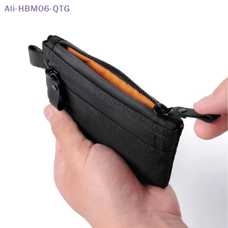 [New] Tactical Waterproof Coin Purse RFID Credit Card Holder Small EDC Organizer Utility Pouch For Multitools Card Key Coin Cash