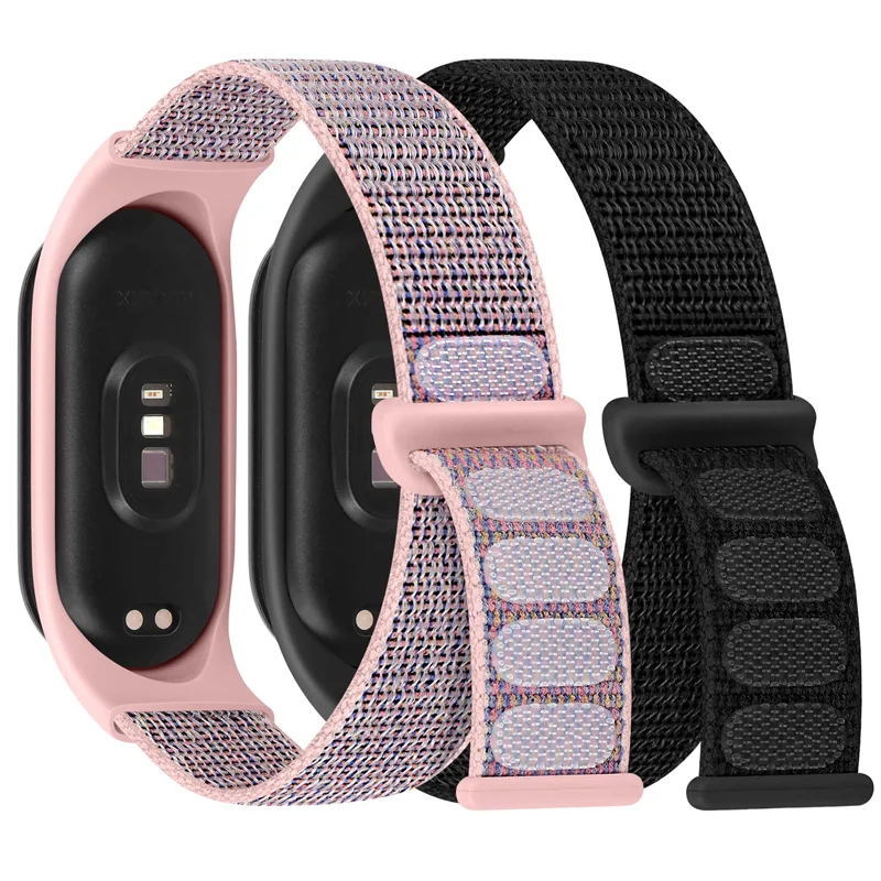 Nylon Loop Strap For xiaomi mi band 7 6 Bracelet watchband pulsera Strap Miband Bracelet Wristband correa Mi band 8 7 6 5 4 3