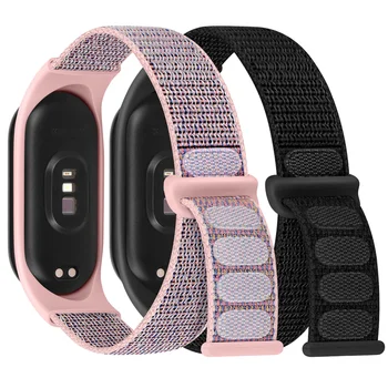 Correa de nailon para xiaomi mi band 7 6, pulsera de reloj Mi band 8, 7, 6, 5, 4, 3 Correa de nailon para xiaomi mi band 7 6, pulsera, correa de reloj, pulsera, pulsera, pulsera, correa Mi band 8 7 6 5 4 3