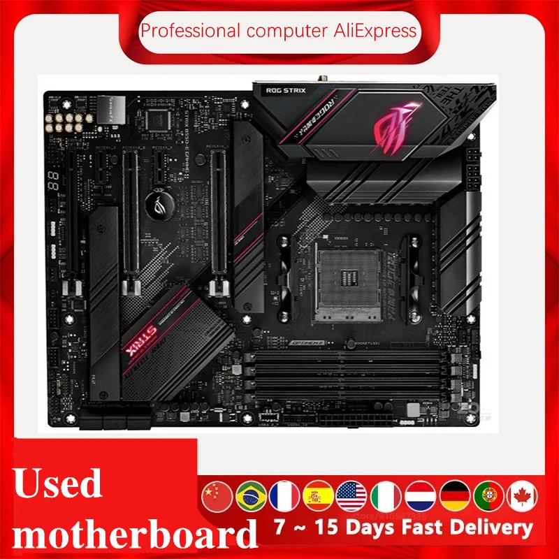 Used For ASUS ROG STRIX B550-E GAMING Motherboard Socket AM4 For AMD B550 Original Desktop PCI-E 4.0 m.2 Mainboard