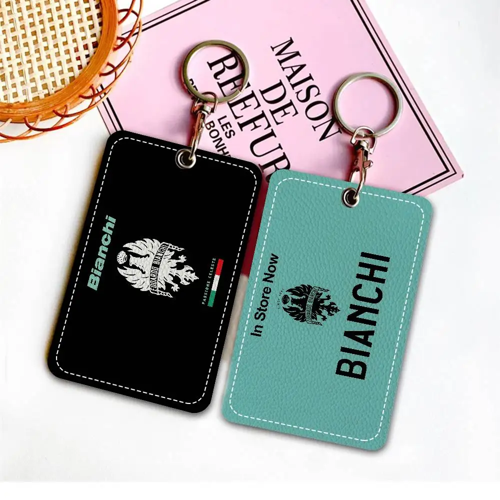 Tarjetero B-Bianchi, Apto para Tarjetas Bancarias, de Trabajo, de Crédito, de Identificación, con Porta Tarjetas, Porta Llaves