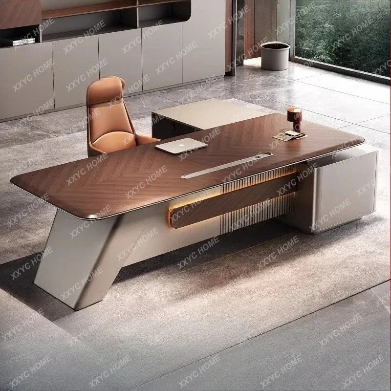 

High quality Simple and Modern room offices office desks and workstations Light luxury executive desk computer desk Room desks