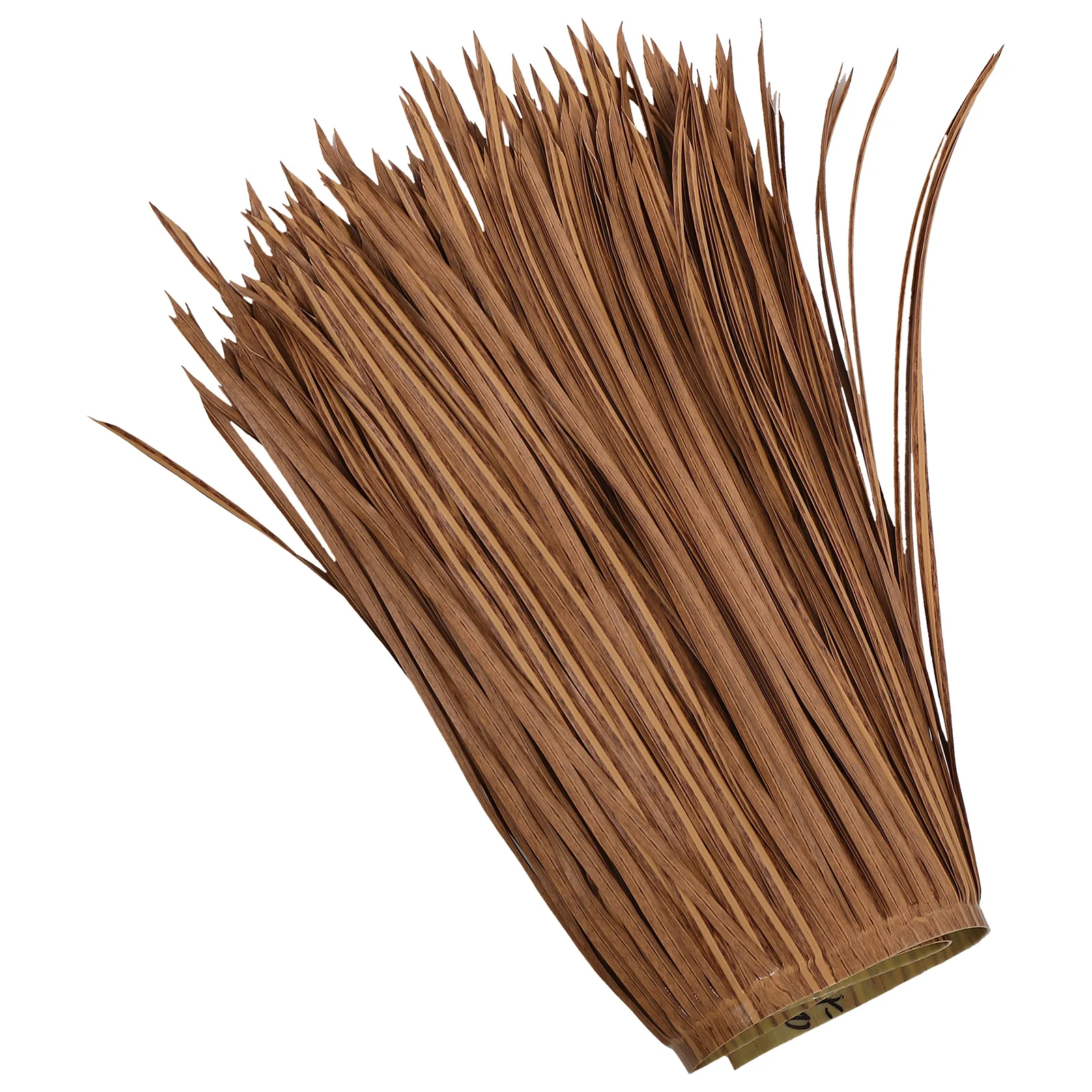 سقف قش اصطناعي مقاوم للحريق خفيف الوزن لتزيين سقف كوخ الحديقة من القش للوحة محاكاة المناظر الطبيعية في الفناء #2