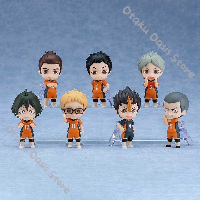 Haikyuu!! Official Periphery Figurine 70mm Garage Kits Cosplay Kei Tsukishima Sugawara Koushi Tadashi Yamaguchi Asahi Azumane