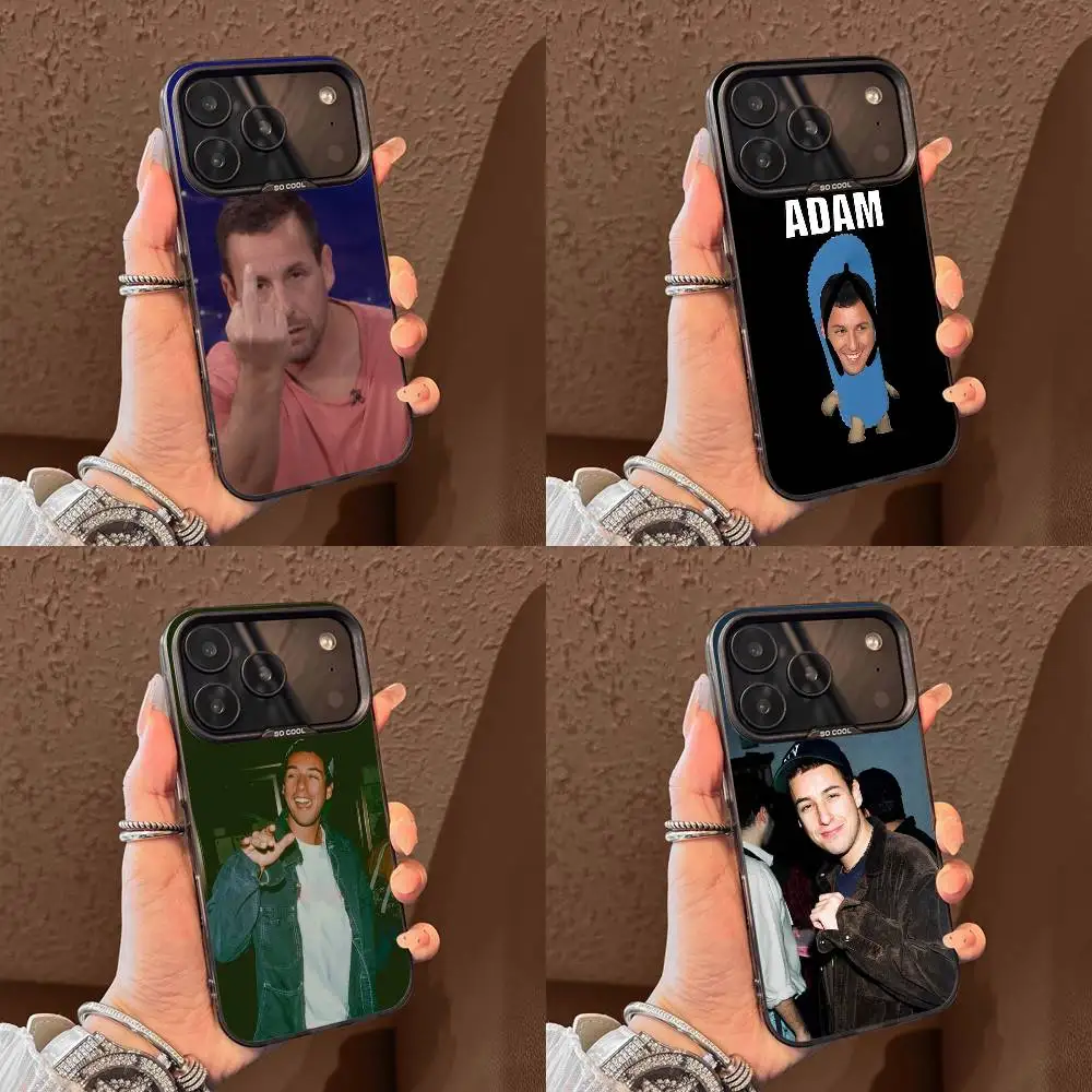 

A-Adam Sandler Phone Case For iPhone 17,16,15,14,13,12,11,Pro,Max,Plus,E,Air,Mini Black Tpu Cover