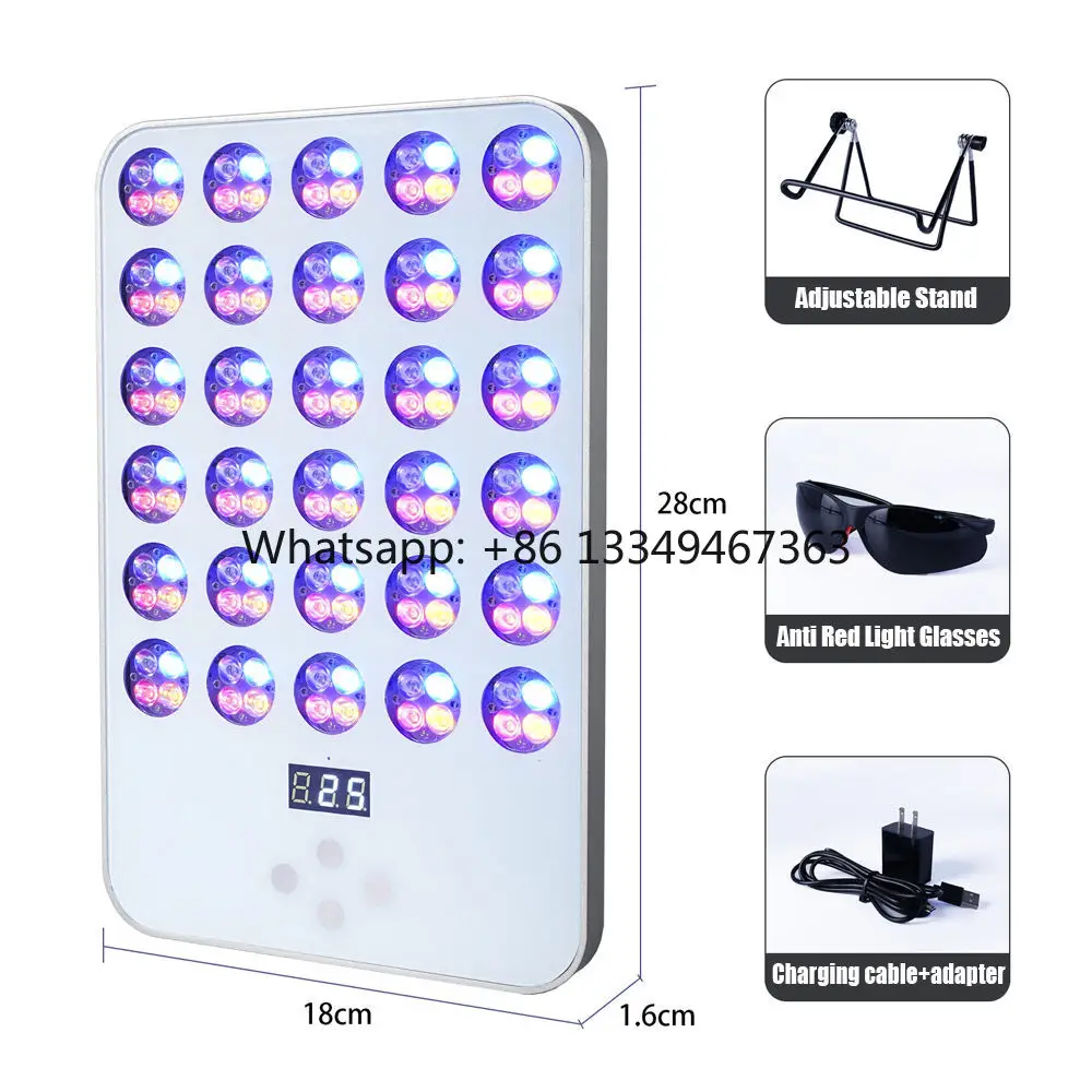 Infrared Red Light Therapy Panel Device 460nm 660nm 850nm Red Led Light Therapy Panel Red Light Therapy Panel with Stand