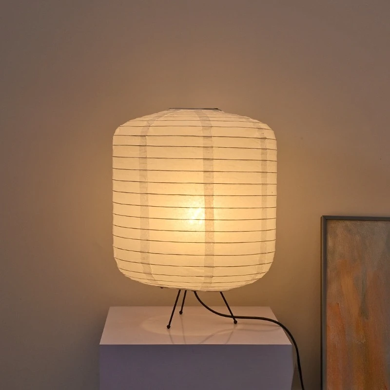 Japanese Wabi Sabi Floor Lamps Rice Paper Teahouse Homestay Living Room Restaurant Home Decorative LED Table Lights Luminaires