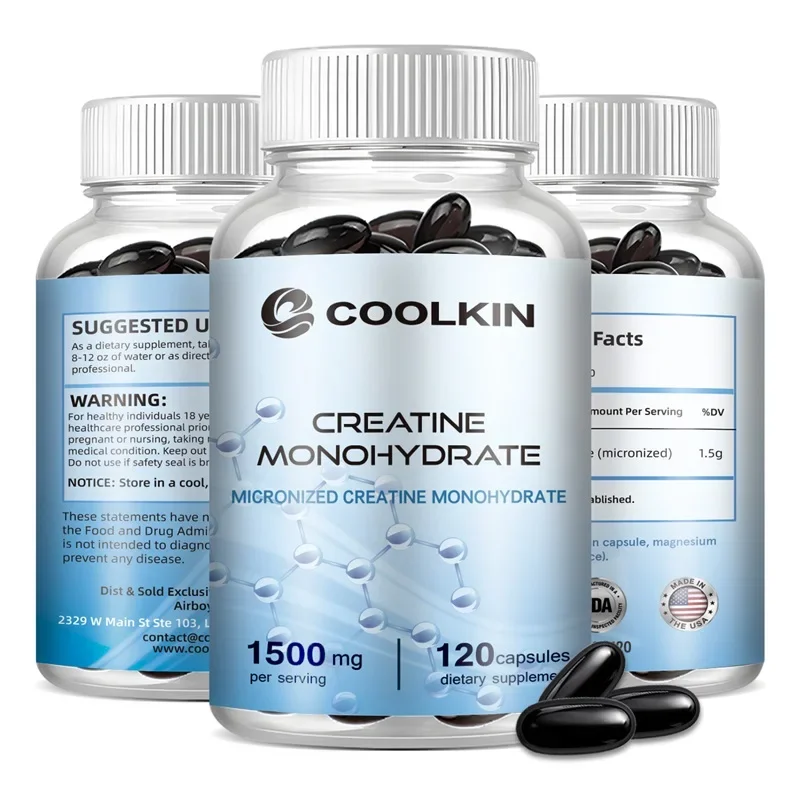 Creatine Monohydrate - Supports Muscle, Energy and Cognitive Function, Increases Lean Muscle Mass - Gluten Free