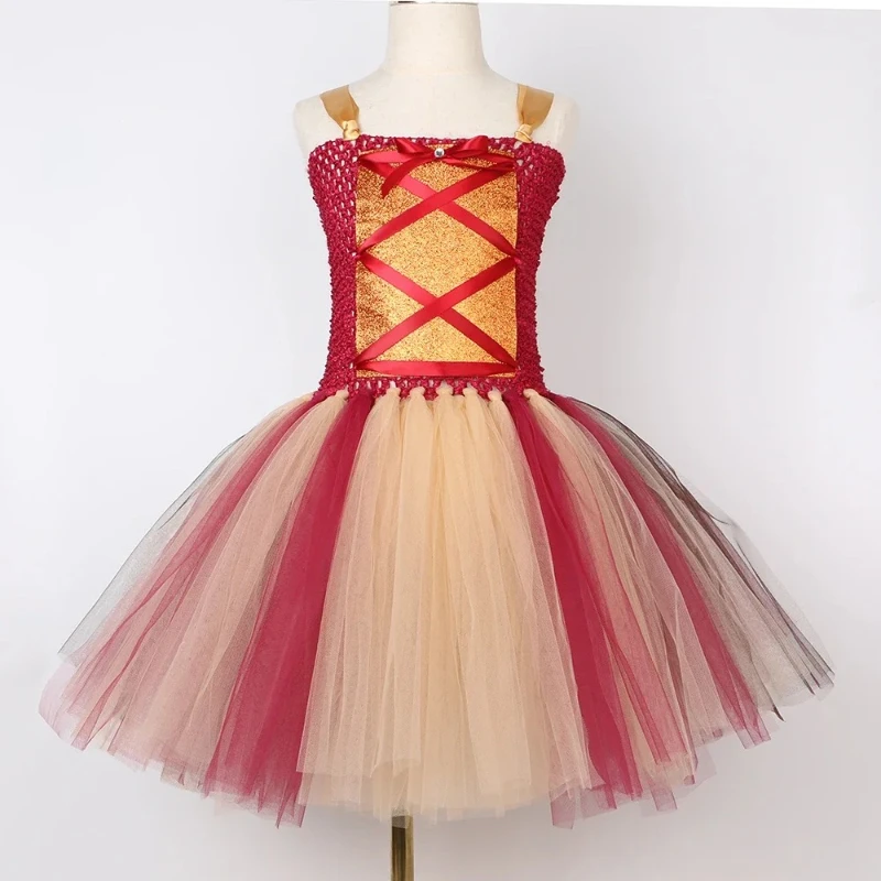 Sanderson Sisters Witch Tutu Dress for Girls Carnival Party Dresses Outfit Hocus Pocus Halloween Costume for Kids Fancy Clothes view 3