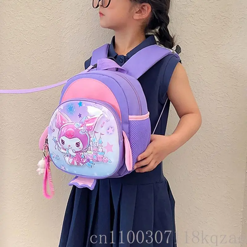  Backpack Kuromi My Melody Design Cute Anime Cartoon for Children Pupil School Stationery