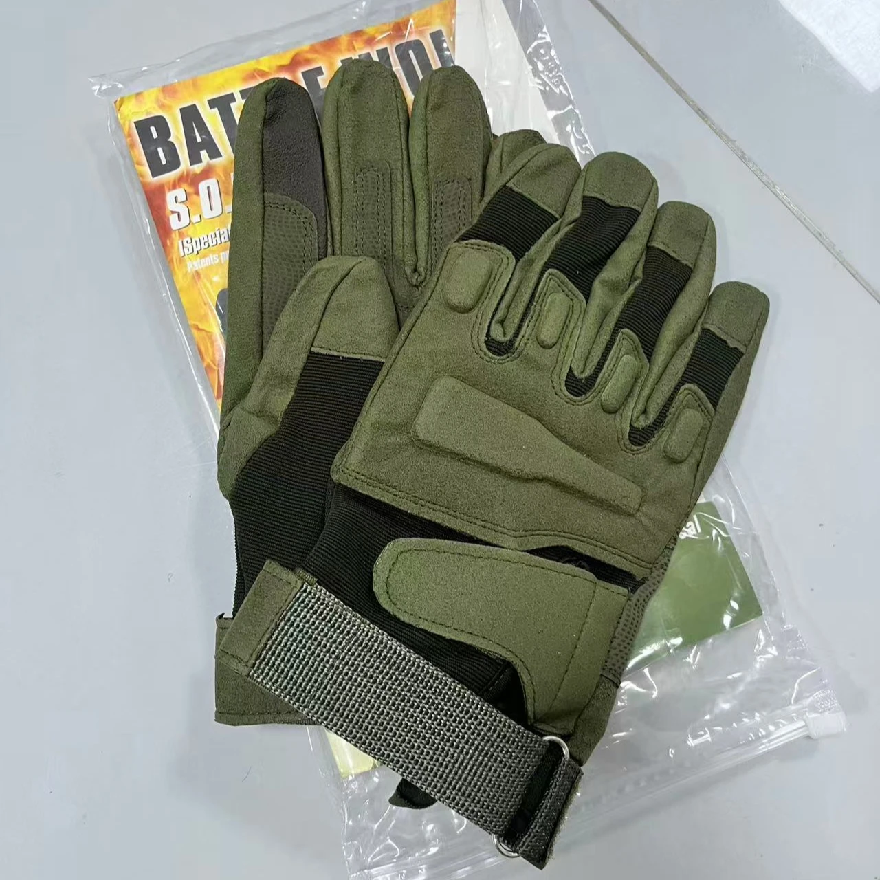 AliExpress 1 Pair of Sports gloves,Military , Sports, Cycling, Outdoor Fitness, All Finger Gloves, Nylon Gloves
