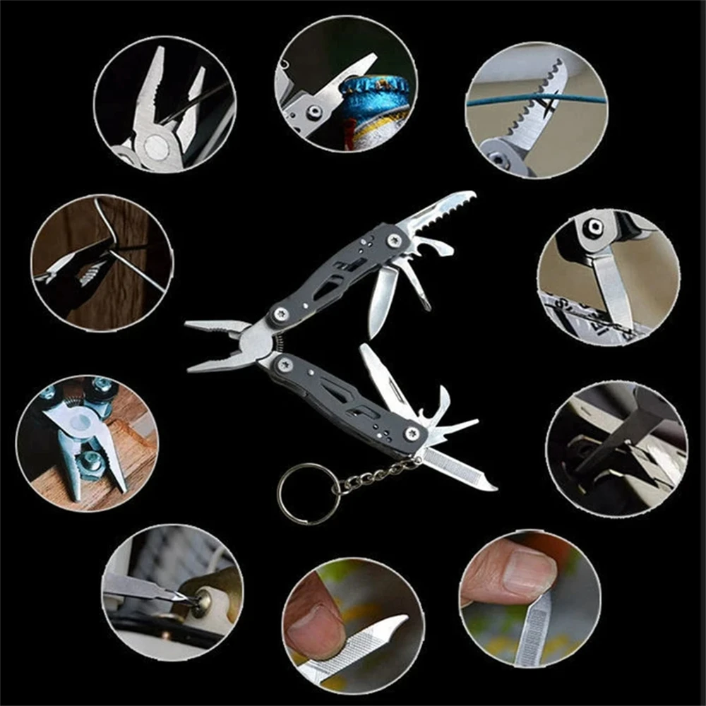 1PC,Multi-functional Combination Pliers Screwdriver Tactical Hunting Survival Rescue Pliers Repair Camping Gear Tools