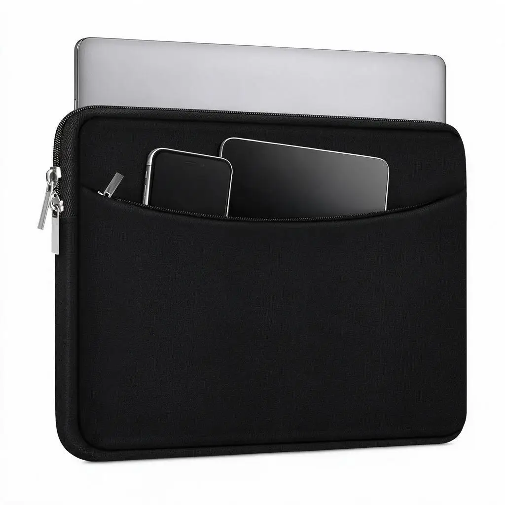13 14 15.6 16 Inch Laptop Bag With Side Pockets For Macbook Air Pro M5 M4 M3 M2 M1 Mac Dell Hp Lenovo Notebook Cover Sleeve Case