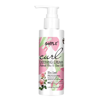 GOIPLE Curl Defining Cream Rose Extract Perm Hair Anti-Frizz Moisturizing Smooth Styling Volumizing Fluffy Care Enhance Curls