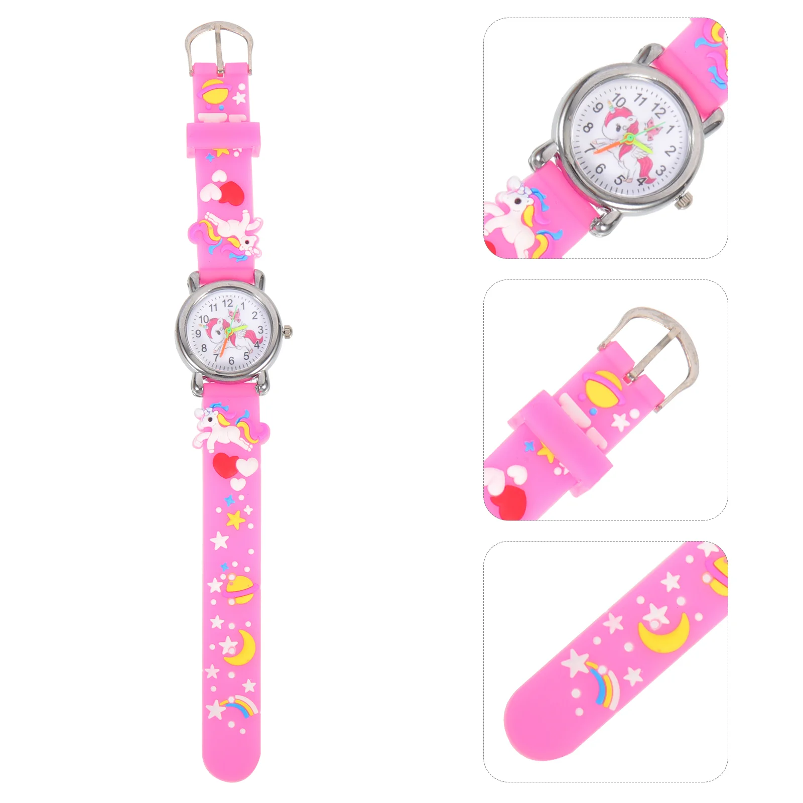 Children's Watch Unicorn Watches for Girls Toys Age 6-8 Unicorns Gifts Toddler Little 4 2 6-7 Button Ages 5-7